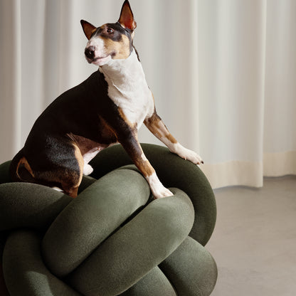 Forest Green Knot Seat Cushion XL by Design House Stockholm