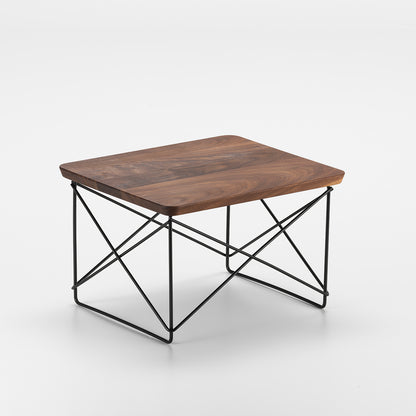 Vitra Eames Occasional Table LTR, Basic Dark Base, Oiled Walnut Top