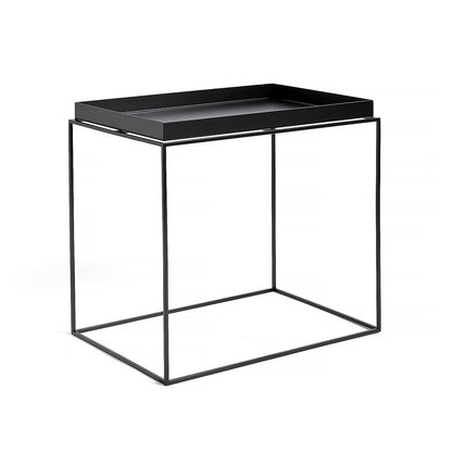 Large Black Tray Table by HAY