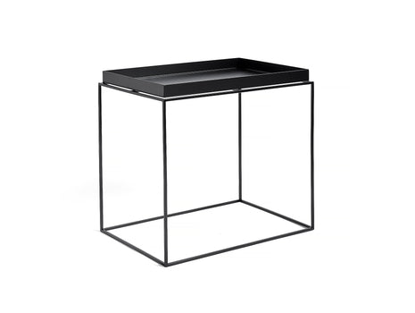 Large Black Tray Table by HAY