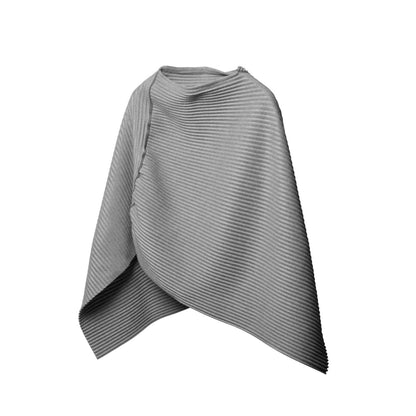 Light Grey Pleece Short Poncho by Design House Stockholm