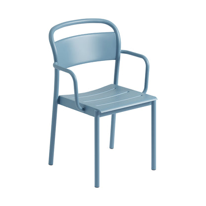  Linear Steel Armchair in Pale Blue by Muuto