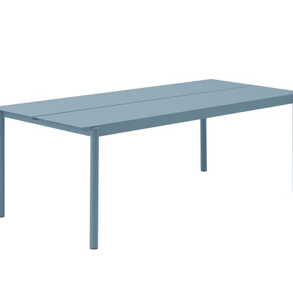 Linear Steel Table and Bench