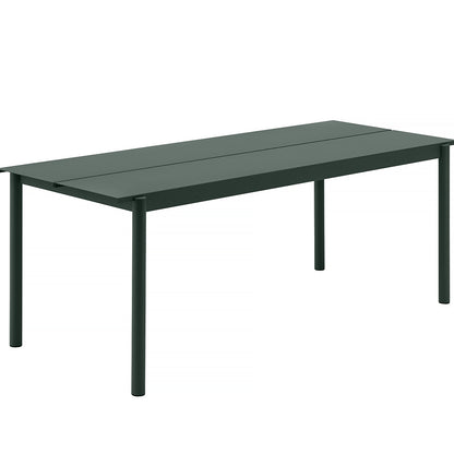 Muuto Linear Table 200 cm - Dark Green