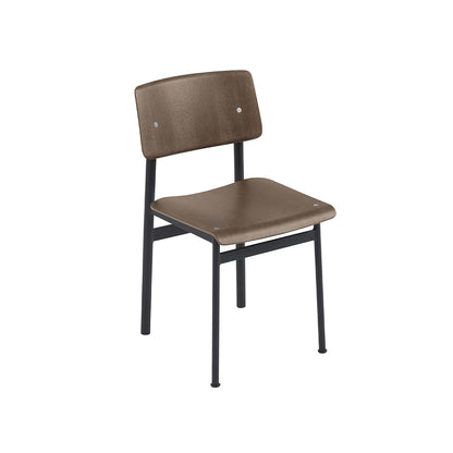 Loft Chair by Muuto - Dark Brown Stained Oak Veneer / Black Base