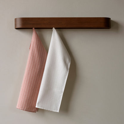 Troides Tea Towel by Menu - Burnt Sienna / White