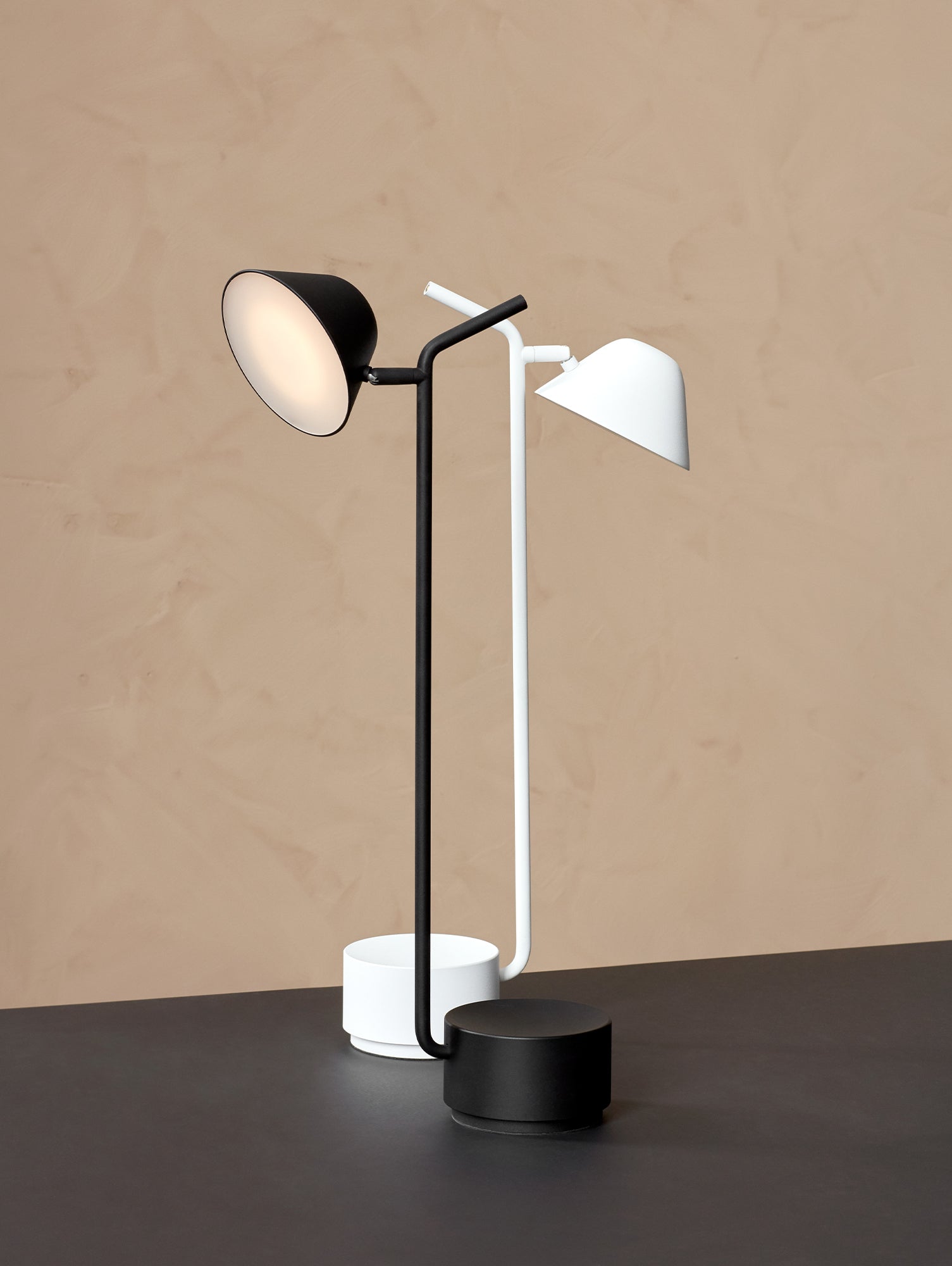 Peek Table Lamp by Menu - Black and White 