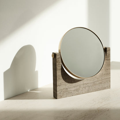 Pepe Marble Mirror by Menu - Wood Grain Marble