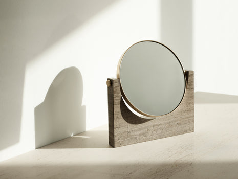 Pepe Marble Mirror by Menu - Wood Grain Marble