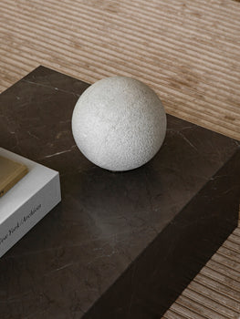 Marble Plinth Low - Nero Marble - by Menu