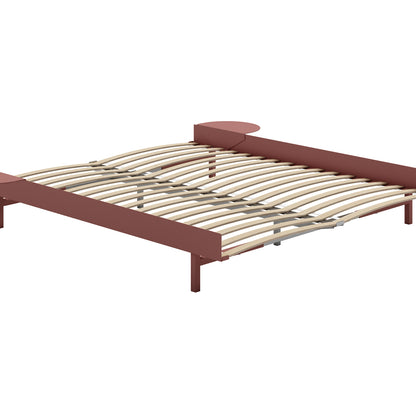 Moebe Expandable Bed - 90 to 180 cm / Dusty Rose / 160 cm Slats