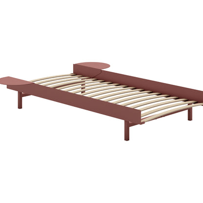 Moebe Expandable Bed - 90 to 180 cm / Dusty Rose / 90 cm Slats