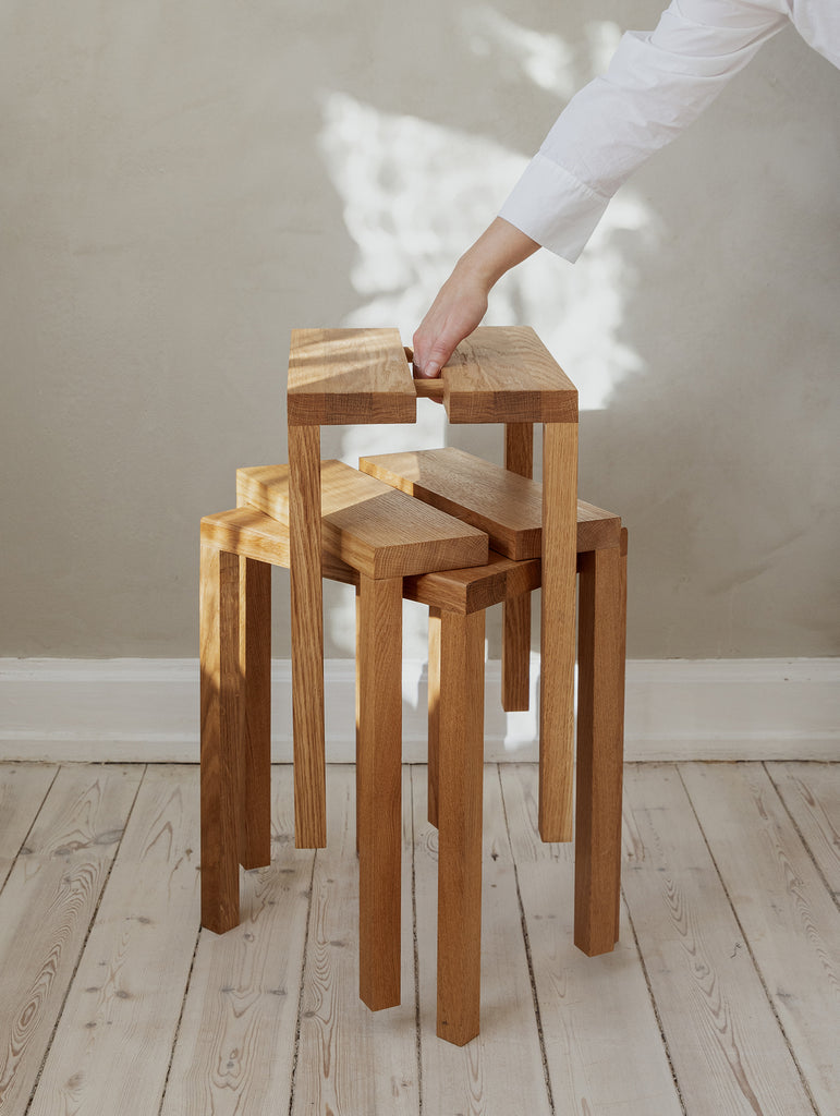 Wooden peg stool hotsell