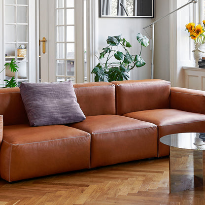 HAY Mags Soft Sofa (Low Armrest) - Cognac Silk Leather