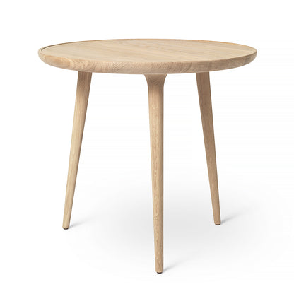 Accent Side Table by Mater - Large (Diameter: 60 cm / Height: 55 cm) / Matt Lacquered Oak