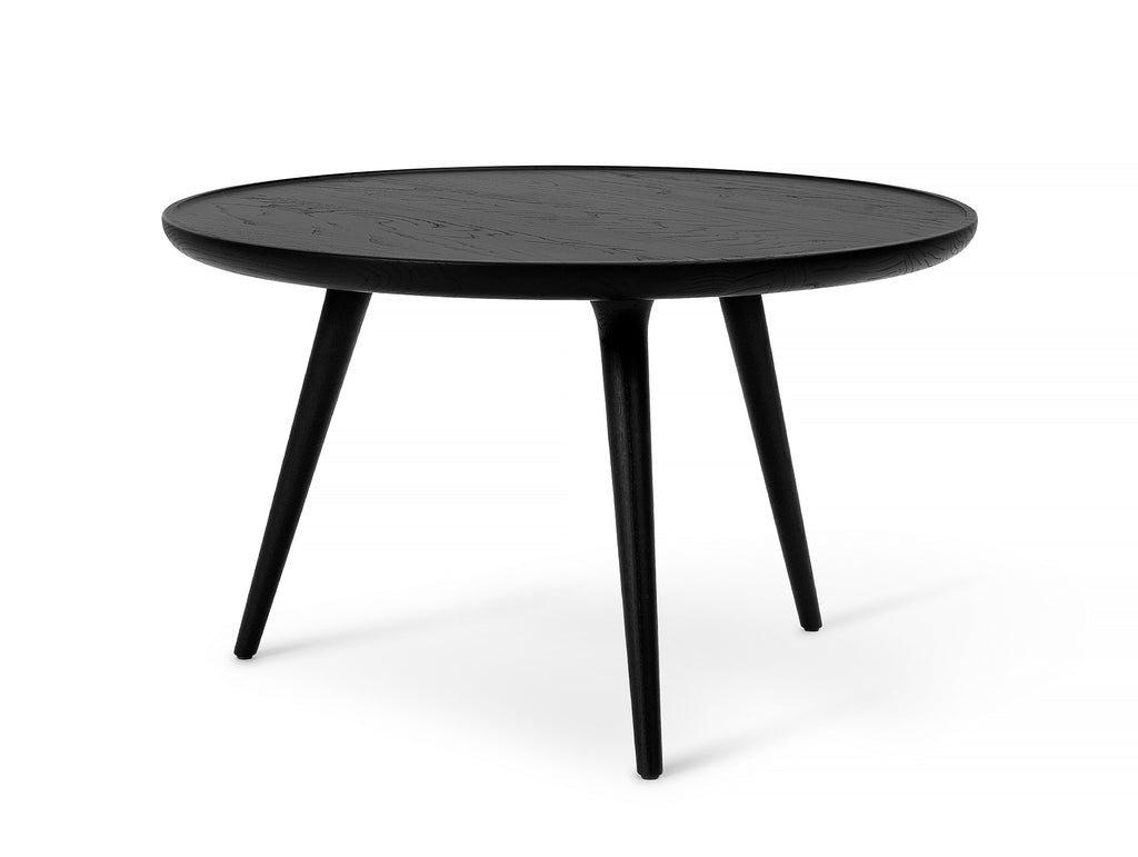 Black accent store side table