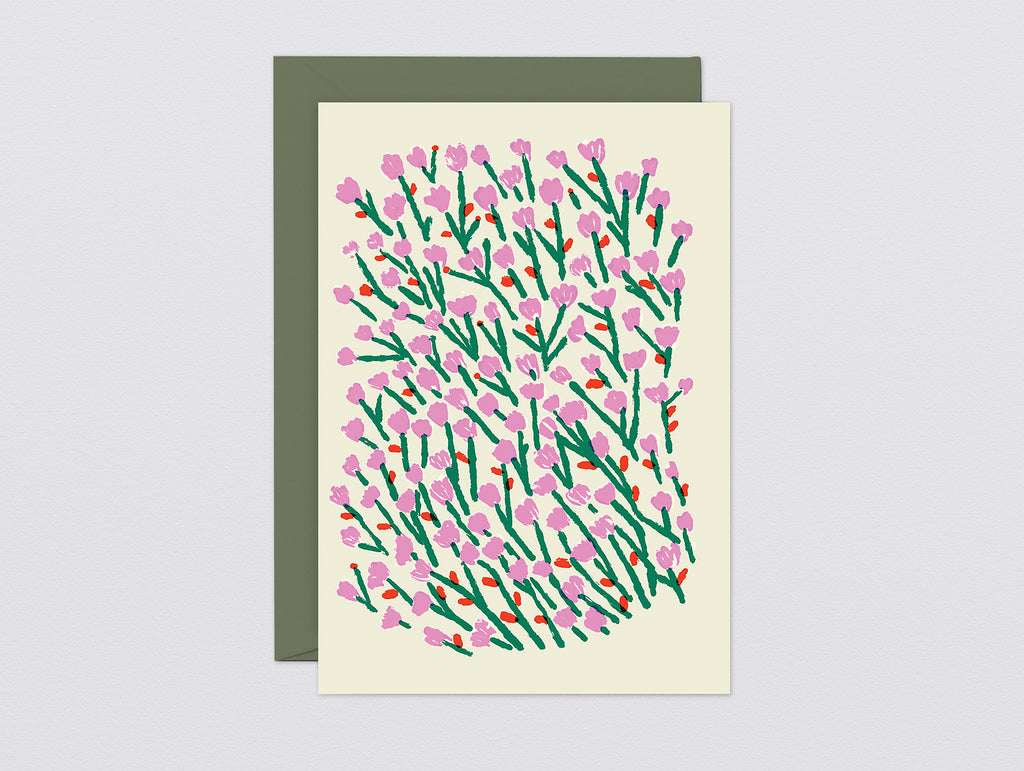 'Meadow' Art Card by Wrap Stationery