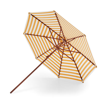 Golden Yellow Messina Striped Umbrella by Skagerak
