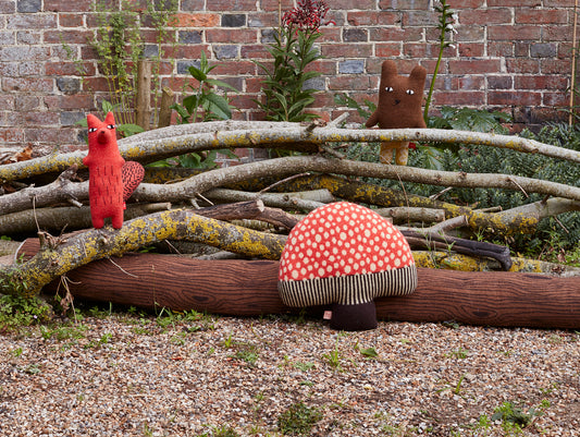 Mushroom Shaped Cushion by Donna Wilson