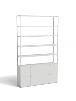 New Order Shelving - Combination 702 / 8 Layers in Light Grey