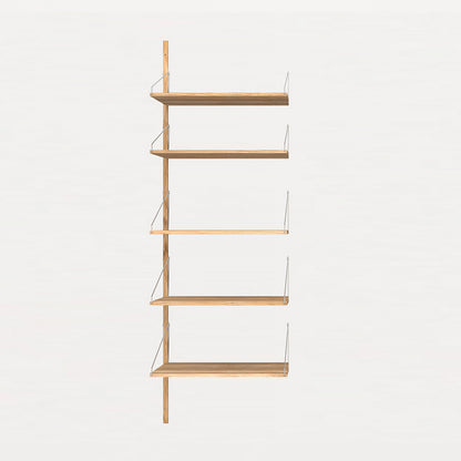 Shelf Library H1852 W60 Add-on in Natural Oiled Oak by Frama