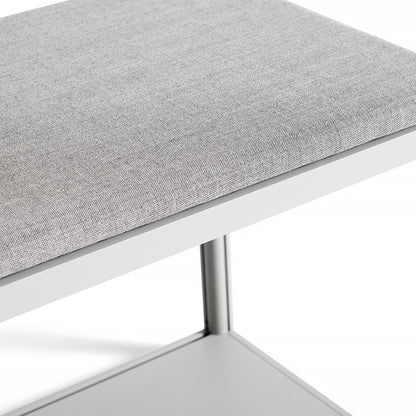 New Order Bench - Combination 100 - Light Grey Frame, Remix 123 Upholstery