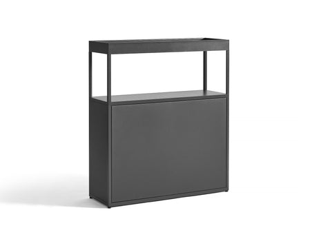 New Order Cabinet with adjustable shelves - Combination 204 in Charcoal - Back