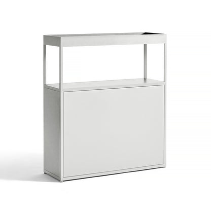 New Order Cabinet with adjustable shelves - Combination 204 in Light Grey - Back