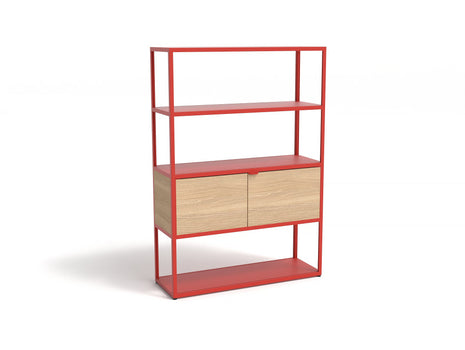 New Order Shelving by HAY - Combination 401/ Red