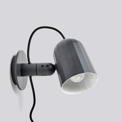 Noc Wall Light - Cord switch, Dark Grey