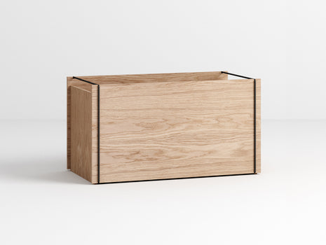 Oak/Black Storage Box by Moebe