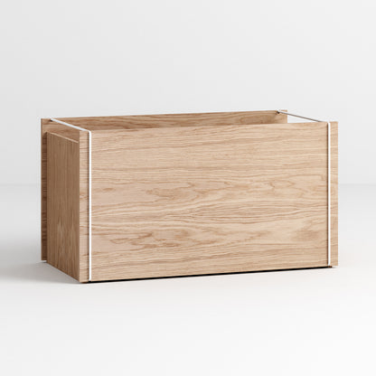 Oak/White Storage Box by Moebe