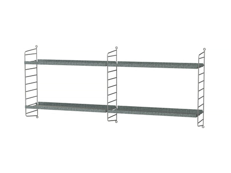 String Outdoor Galvanised Shelving - Combination G