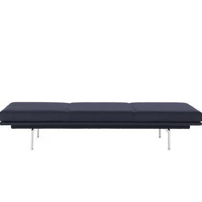 Outline Daybed Without Cushion in Vidar 554 / Aluminium Legs by Muuto