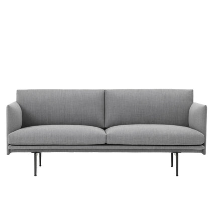 Muuto Outline Sofa, 2 Seat, Fiord 151
