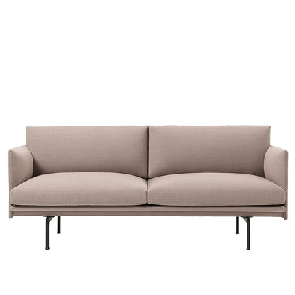 Muuto Outline Sofa, 2 Seat, Fiord 471
