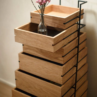 Sutoa Storage Drawers by Frama - Oak