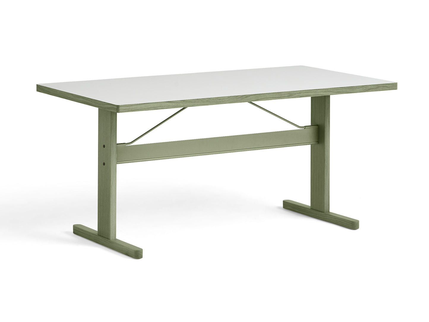 Passerelle テーブル (ラミネートとリノリウムのテーブルトップ)
