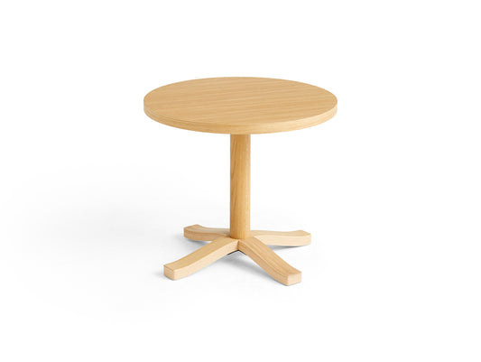 Pastis Table by HAY - Diameter: 46 cm / Height: 40 cm / Water-Based Lacquered Oak