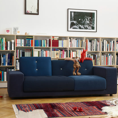 Night Blue Polder Compact Sofa by Vitra
