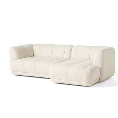 Quilton Sofa - Combination 19 in Flamiber by HAY (Right Chaise Armrest)