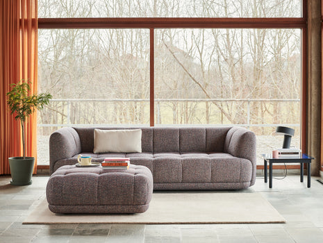 Quilton 3-Seater Sofa in Swarm by HAY