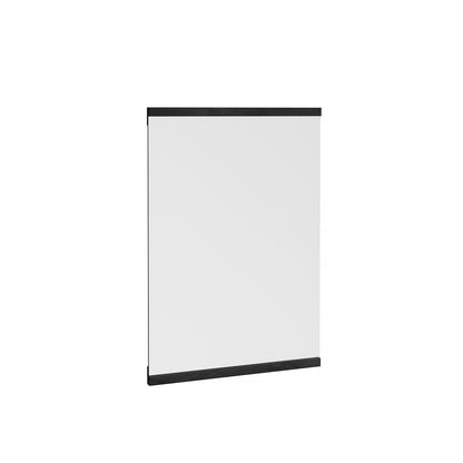 Moebe Rectangular Wall Mirror - 30 x 40 cm - Black Painted Oak