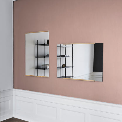 Rectangular Wall Mirror by Moebe - 70 x 100 cm in Oak