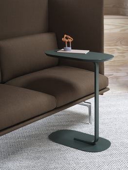 Dark Green Relate Side Table by Muuto
