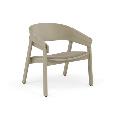Cover Lounge Chair Upholstered by Muuto - Dark Beige Oak / Remix 233