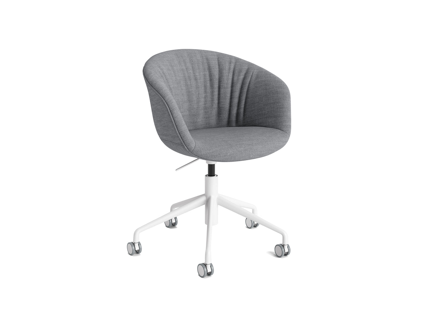 About A Chair AAC 53 Soft by HAY - Remix 143 / White Powder Coated Aluminium