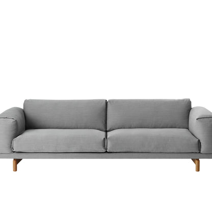 Rest Sofa by Muuto - 3 Seater / Steelcut Trio 133