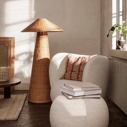 Rico Pouf in off-White Boucle by Ferm Living