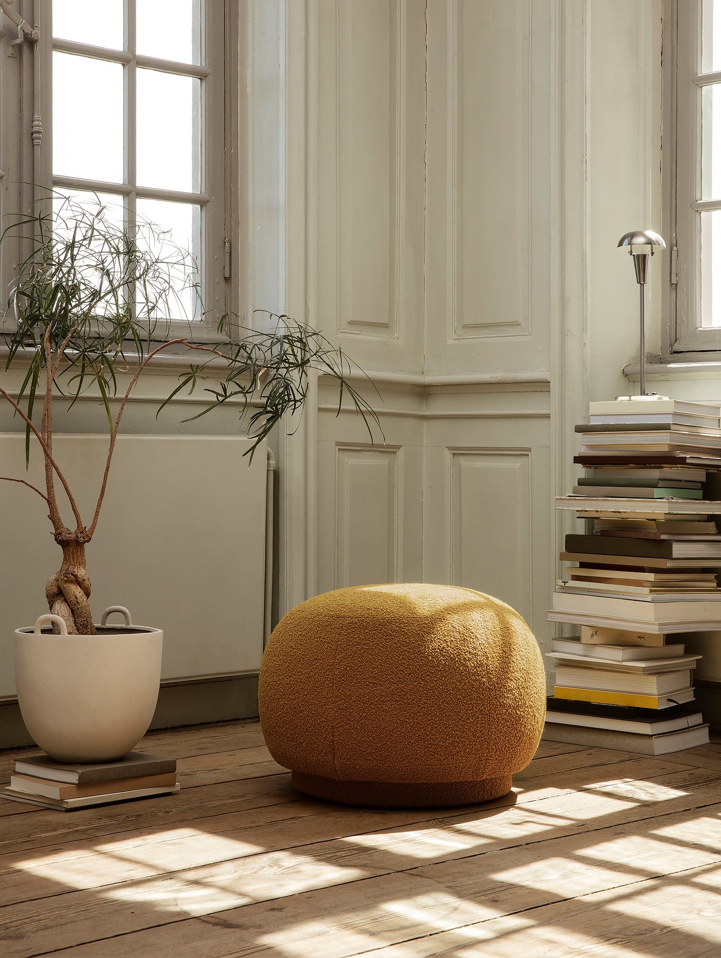 Rico Pouf in Wool Boucle by Ferm Living